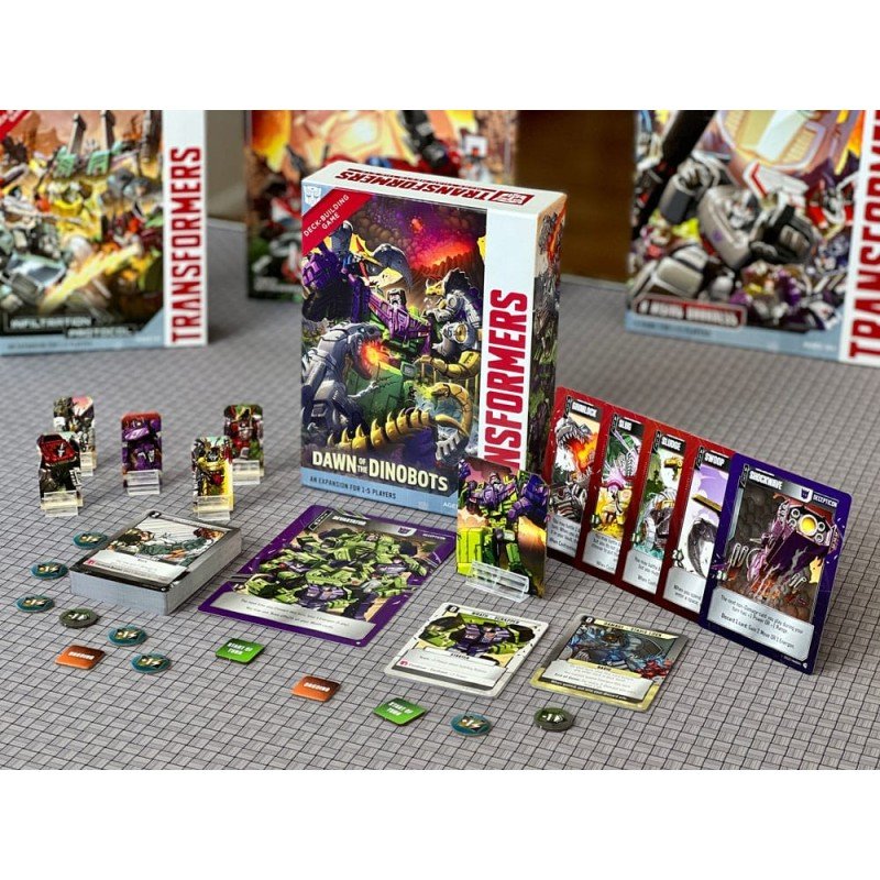 Transformers Jeu de cartes Deck-Building Dawn of the Dinobots Expansion *ANGLAIS* | 0810011724204