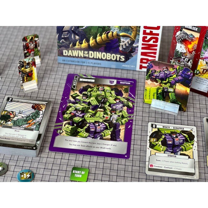 Transformers Jeu de cartes Deck-Building Dawn of the Dinobots Expansion *ANGLAIS* | 0810011724204