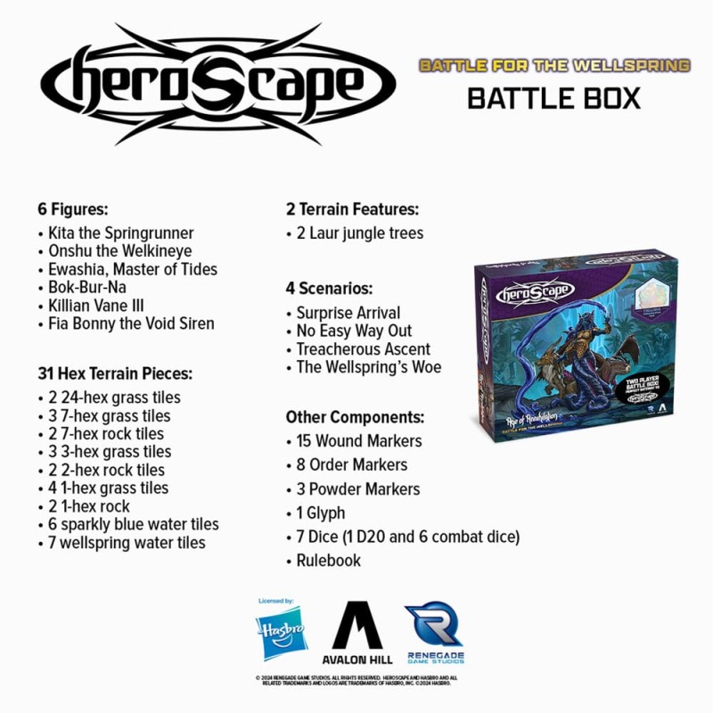 Heroscape jeu de plateau Battle for the Wellspring Battle Box *ANGLAIS* | 0810011726949