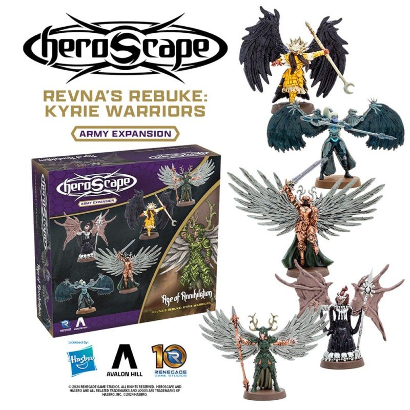 Heroscape Expansion Revna's Rebuke: Kyrie Warriors Army *English Version* | 0810011726987