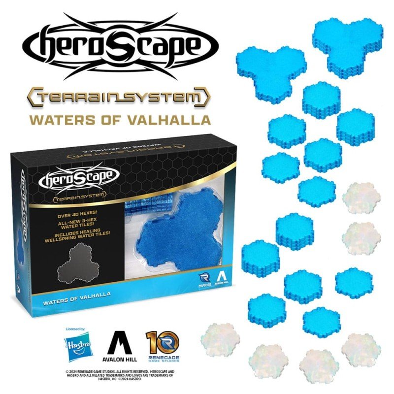 Heroscape Expansion Waters of Valhalla Terrain *ANGLAIS* | 0810011727212