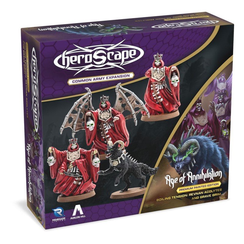Heroscape Expansion de l'armée Boiling Tension: Revnan Acolytes & Grave Grim *ANGLAIS* | 0810011727946