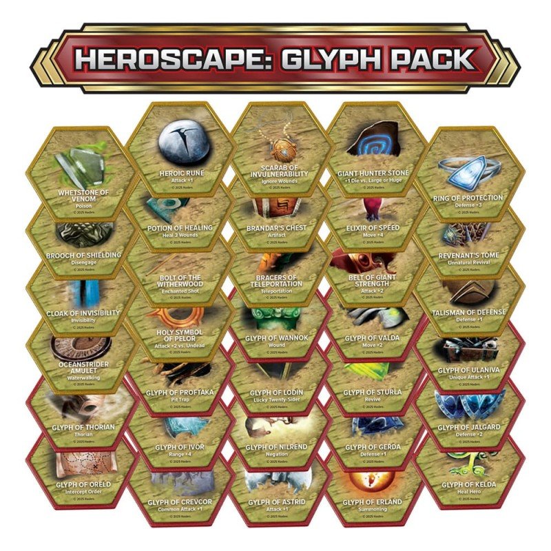 Heroscape Expansion Glyph Pack *English Version* | 0810011727984