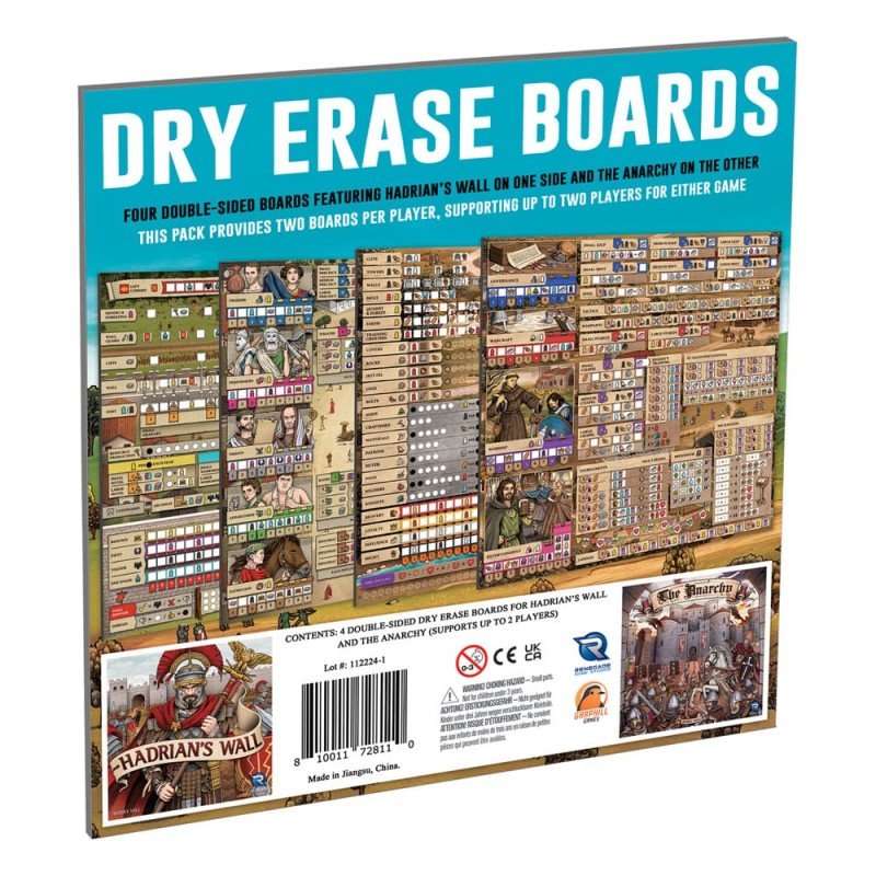 Hadrian's Wall & The Anarchy Dry Erase Boards *English Version* | 0810011728110