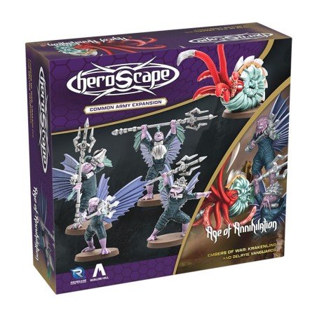 Heroscape Army Expansion Embers of War: Krakenling & Gelryie Vanguards *English Version* | 0810011728394