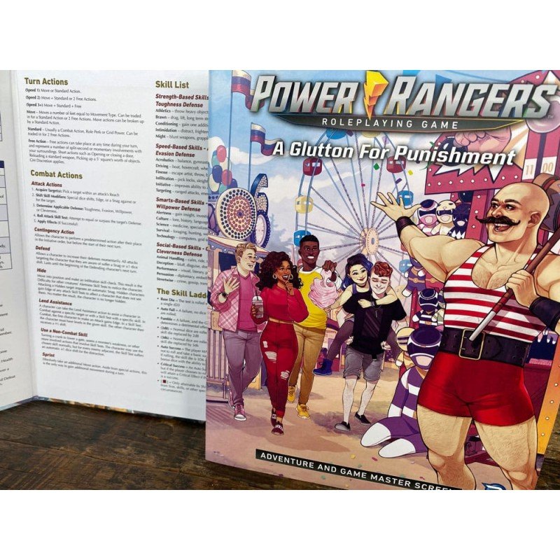 Power Rangers RPG livre A Glutton for Punishment Adventure & GM Screen *ANGLAIS* | 9781736884362