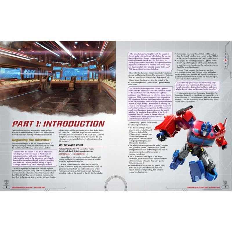 Transformers Roleplaying Game A Beacon of Hope Adventure & GM Screen *ANGLAIS* | 9781737496212