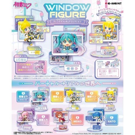Hatsune Miku assortiment figurines Window Figure Collection 6 cm (6) | 4521121207735