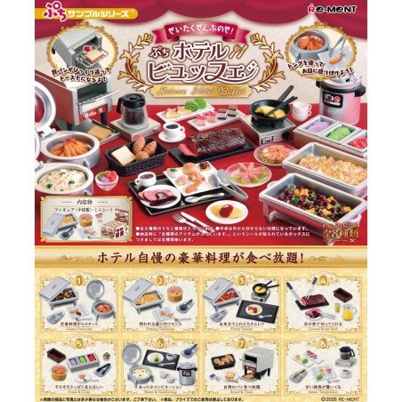Deluxe Hotel Buffet assortiment figurines Blind Box (8) | 4521121507873