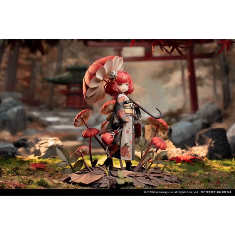 The Mushroom Girls PVC Statue 1/1 No.6 Marasmius Haematocephalus 23 cm | 6974992520348