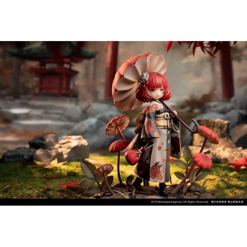 The Mushroom Girls PVC Statue 1/1 No.6 Marasmius Haematocephalus 23 cm | 6974992520348