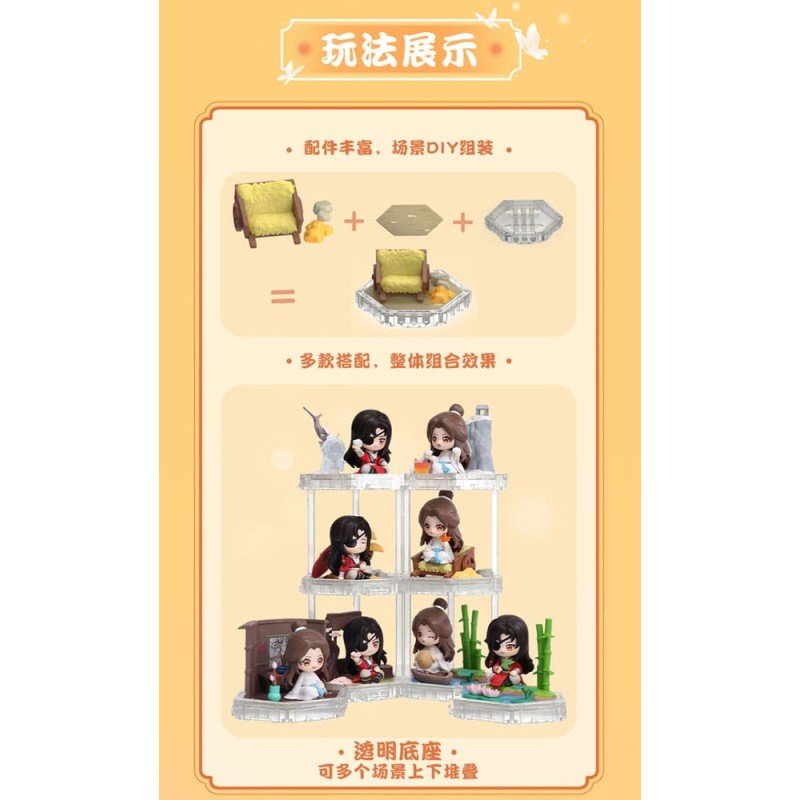 Heaven Official's Blessing présentoir figurines Four Season Companion Series 9 cm (8) | 6911400433388