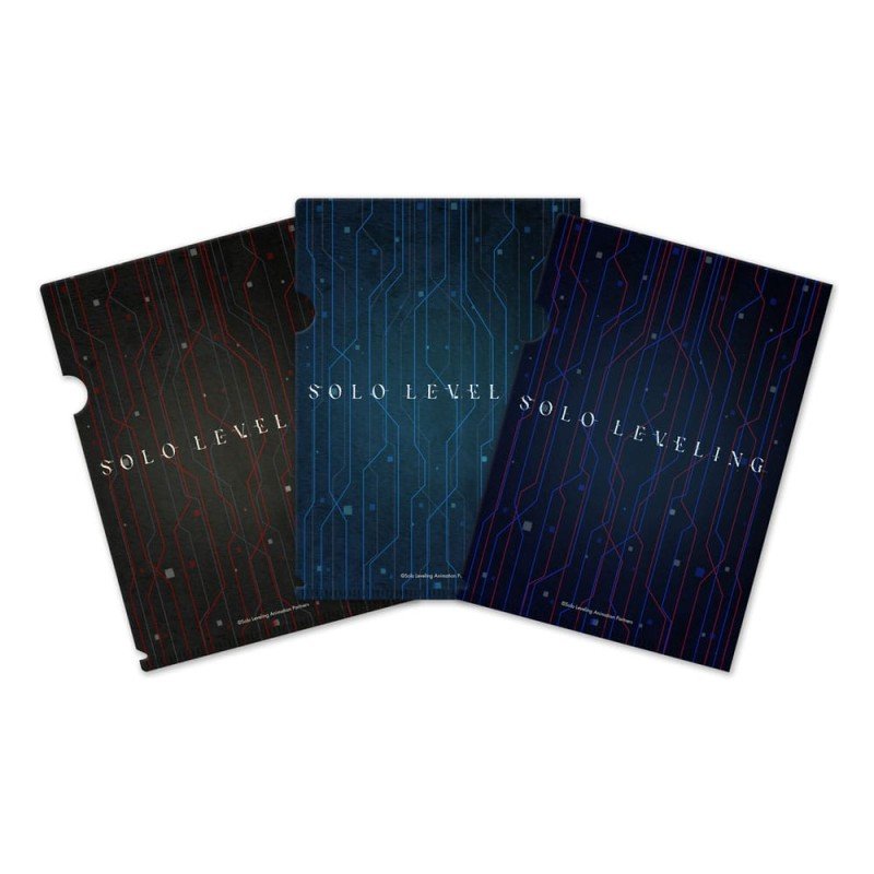 Solo Leveling set 3 pochettes transparentes | 7630017540904