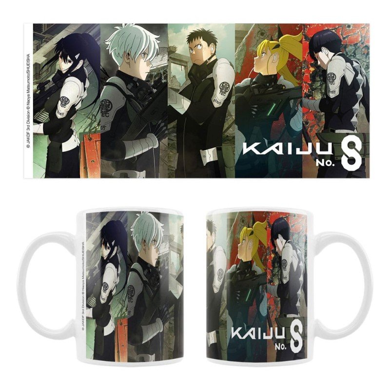 Kaiju No. 8 Ceramic Mug Mina, Reno, Kafka, Kikoru, Hoshina | 7630017541789