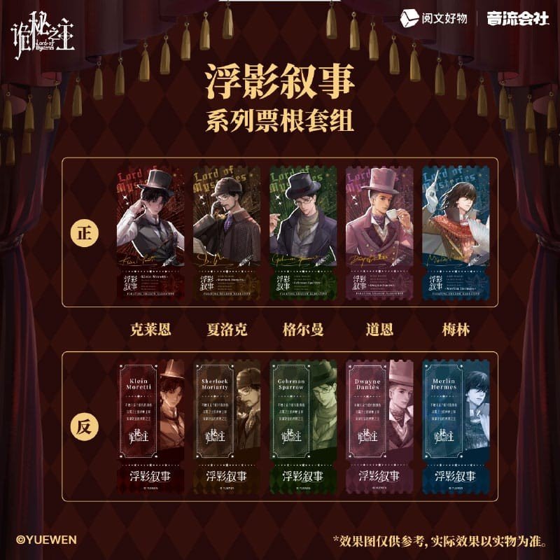 Lord of the Mysteries Blind Box Pin Badge Display (5) | 6975916602119