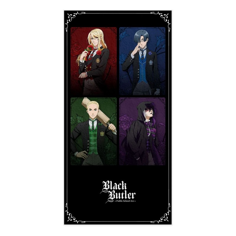 Black Butler: Public School Arc Towel The Prefect Four / P4 150 x 75 cm | 8721126701924