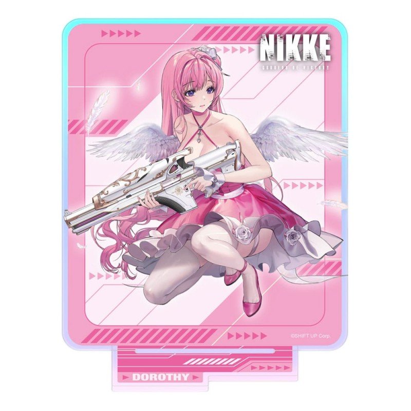 Goddess of Victory: Nikke figurine acrylique Crouching Series Dorothy Holographic 14 cm | 8721126702358