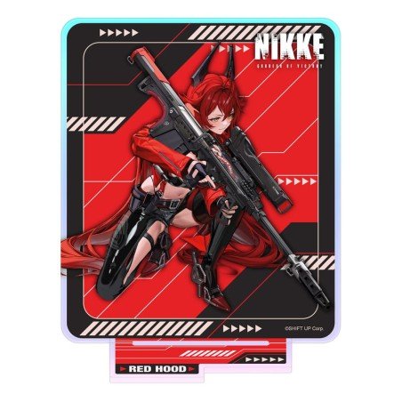 Goddess of Victory: Nikke figurine acrylique Crouching Series Red Hood Holographic 14 cm | 8721126702365