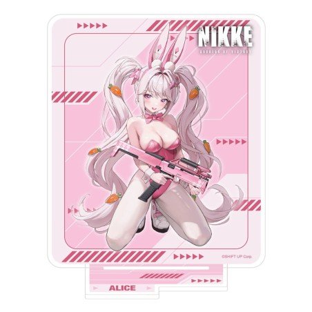 Goddess of Victory: Nikke figurine acrylique Crouching Series Alice Holographic 14 cm | 8721126702396