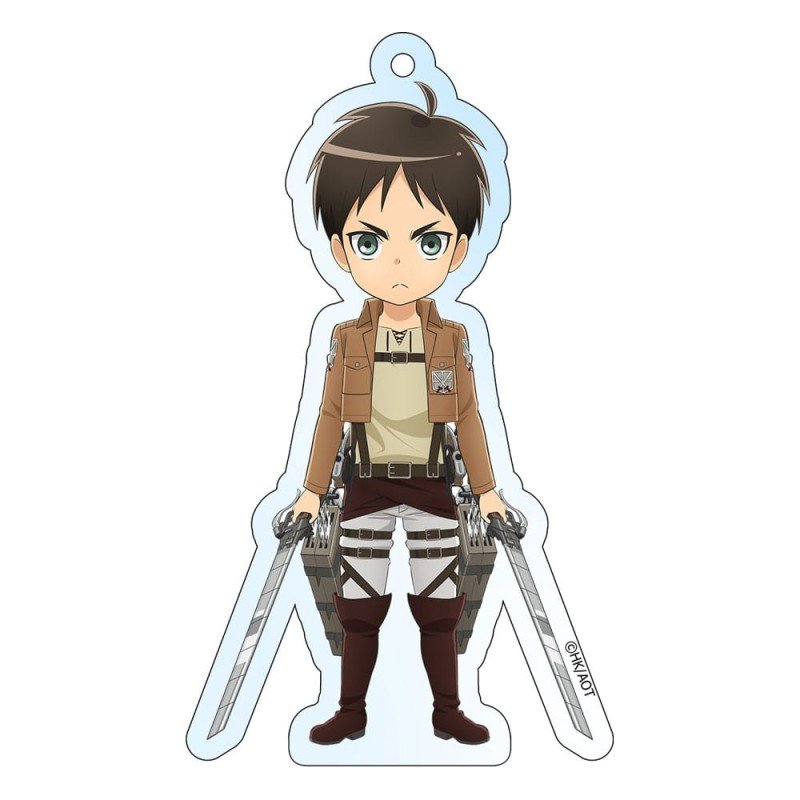 Attack on Titan Acrylic Keychain Eren Holographic 8 cm | 8721126702655
