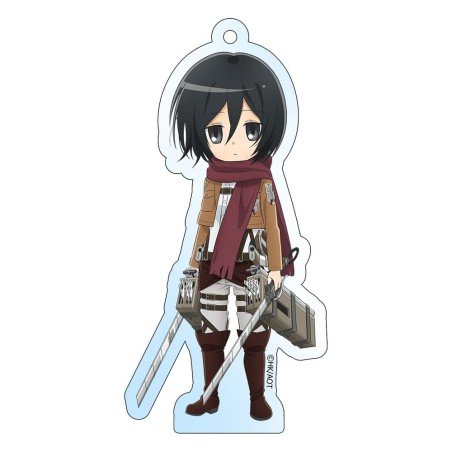 Attack on Titan Acrylic Keychain Mikasa Holographic 8 cm | 8721126702679