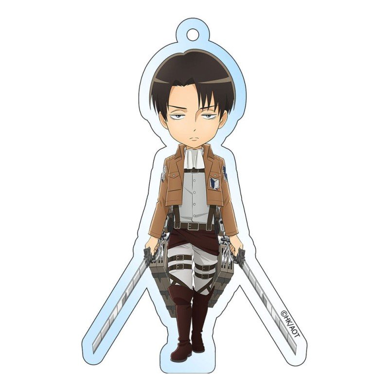 Attack on Titan Acrylic Keychain Levi Holographic 8 cm | 8721126702693