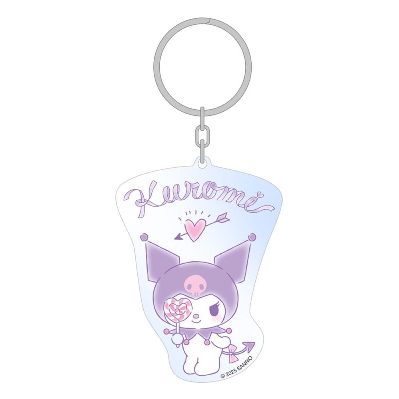 Sanrio Acrylic Keychain Kuromi 6 cm | 8721126703119