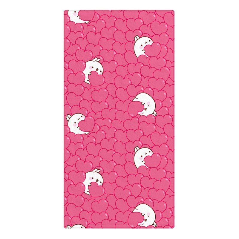 Molang serviette de bain Hearts 150 x 75 cm | 8721126703331