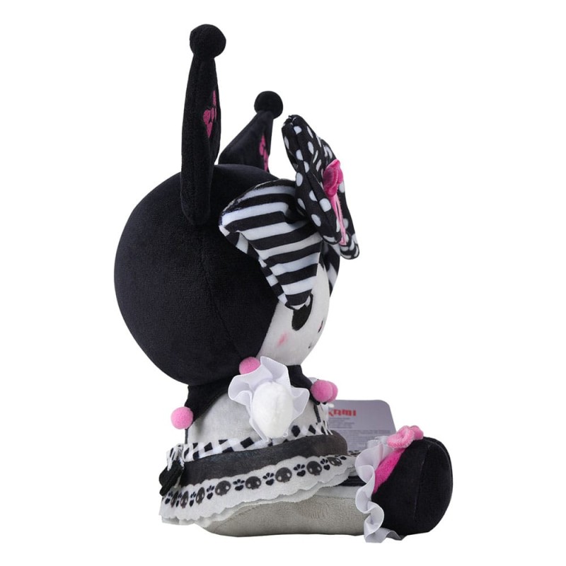 Sanrio Pink Black Party Series Plush Figure Kuromi 17 cm | 8721126704369
