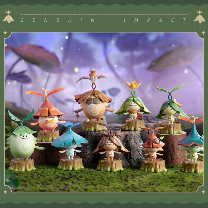 Genshin Impact Blind Box Mini Figures Aranara Series Display (9) | 6973817950421