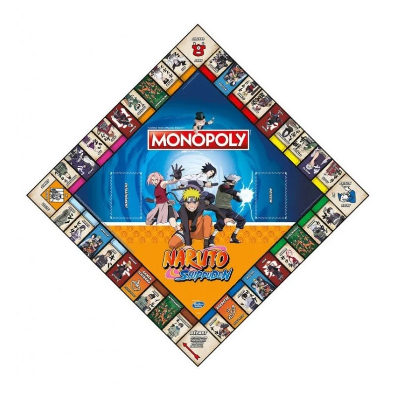 Spel: Monopoly Naruto Shippuden
Uitgever: Winning Moves
Engelse versie