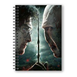 Harry Potter cahier effet 3D Harry Potter vs. Voldemort
