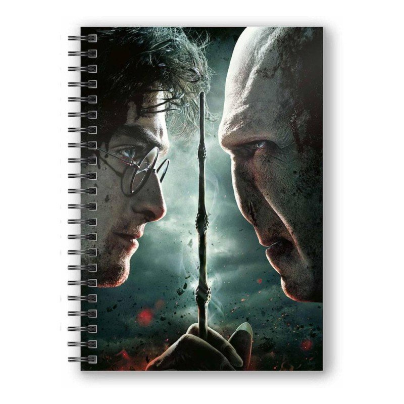 Harry Potter cahier effet 3D Harry Potter vs. Voldemort