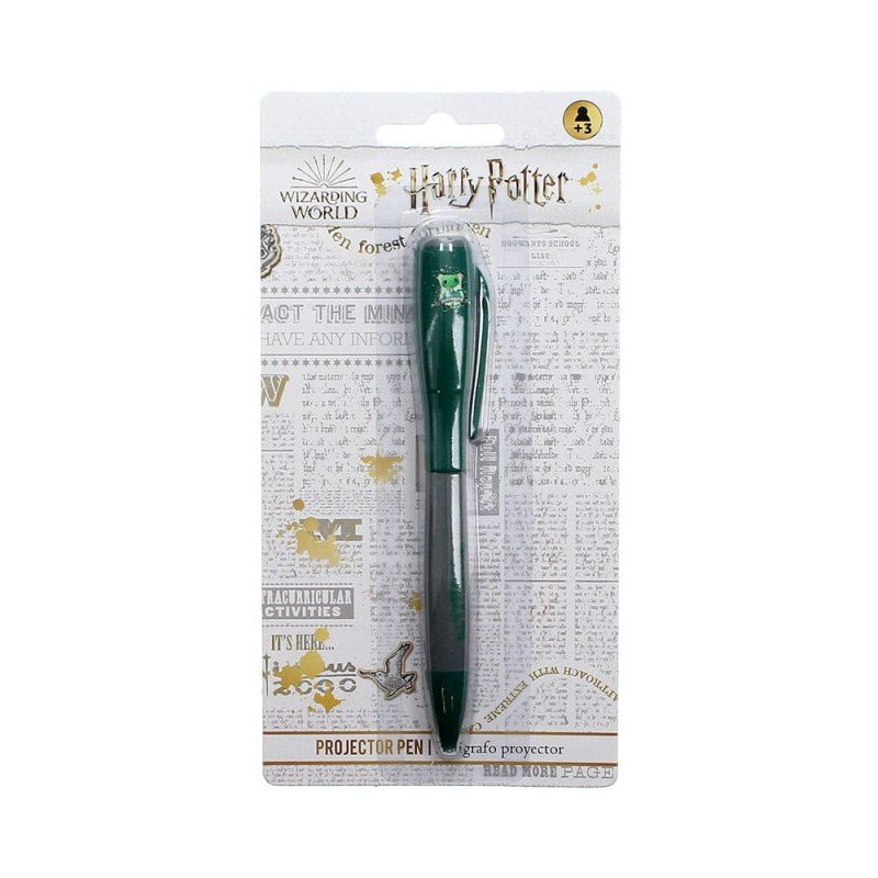 Harry Potter stylo à bille projecteur Serpentard | 8435450250521