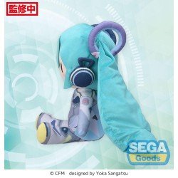 Character Vocal Series 01: Hatsune Miku Fuwa Petit Plush Figure Hatsune Miku Miku with You 2024 Ver. LL 40 cm | 4582733437590