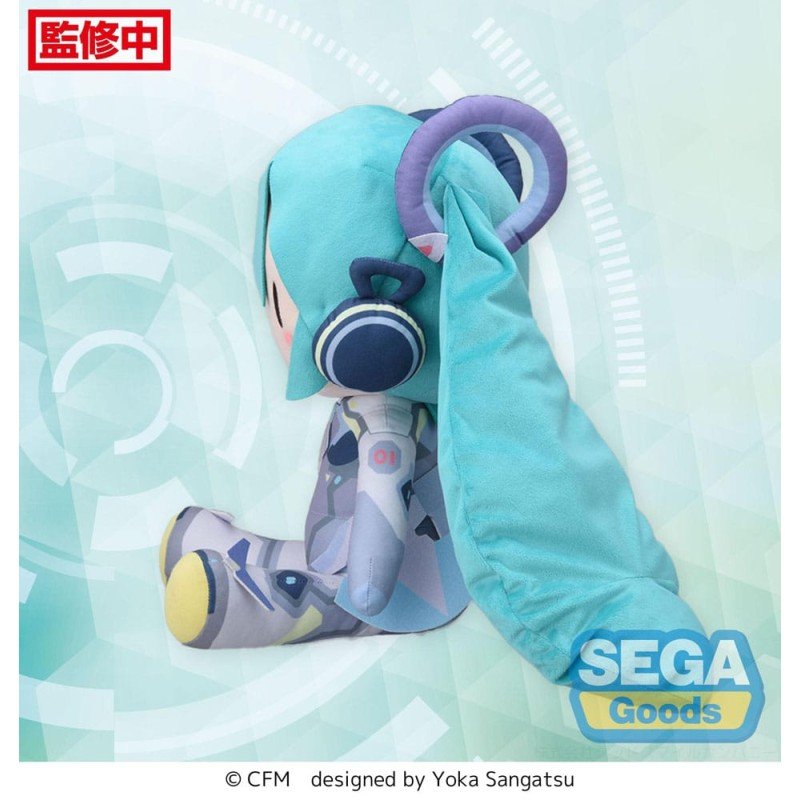 Character Vocal Series 01: Hatsune Miku Fuwa Petit Plush Figure Hatsune Miku Miku with You 2024 Ver. LL 40 cm | 4582733437590