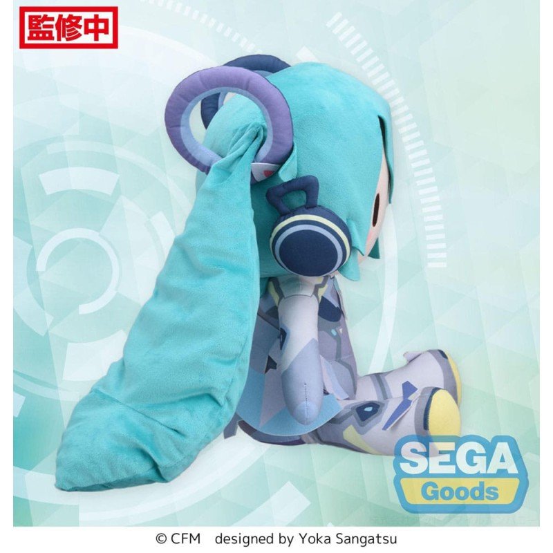 Character Vocal Series 01: Hatsune Miku Fuwa Petit Plush Figure Hatsune Miku Miku with You 2024 Ver. LL 40 cm | 4582733437590