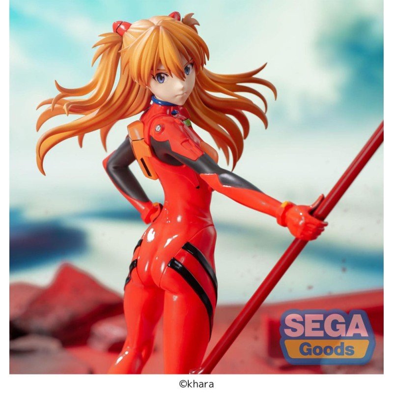 Evangelion: 3.0+1.0 Thrice Upon a Time statuette Luminasta PVC Asuka Shikinami Langley x Spear of Longinus 20 cm | 4582733443737