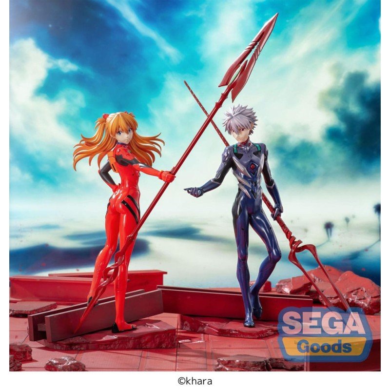 Evangelion: 3.0+1.0 Thrice Upon a Time statuette Luminasta PVC Asuka Shikinami Langley x Spear of Longinus 20 cm | 4582733443737