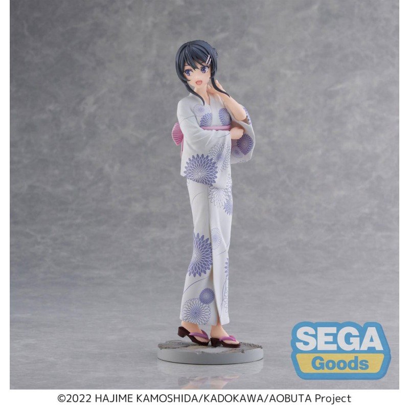 Rascal Does Not Dream of Bunny Girl Senpai Luminasta PVC Statue Mai Sakurajima Yukata 22 cm | 4582733445557