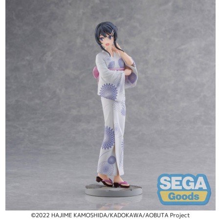 Rascal Does Not Dream of Bunny Girl Senpai Luminasta PVC Statue Mai Sakurajima Yukata 22 cm | 4582733445557