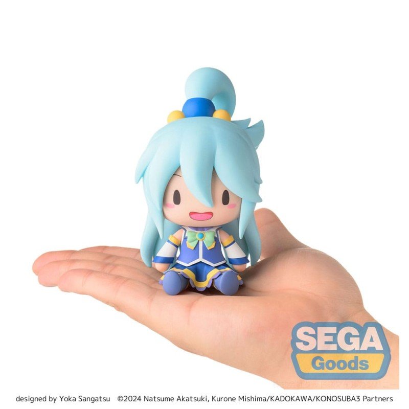 Konosuba God´s blessing on this wonderful world! 3 figurine Fuwa Petit Chibi Aqua 10 cm | 4582733445724