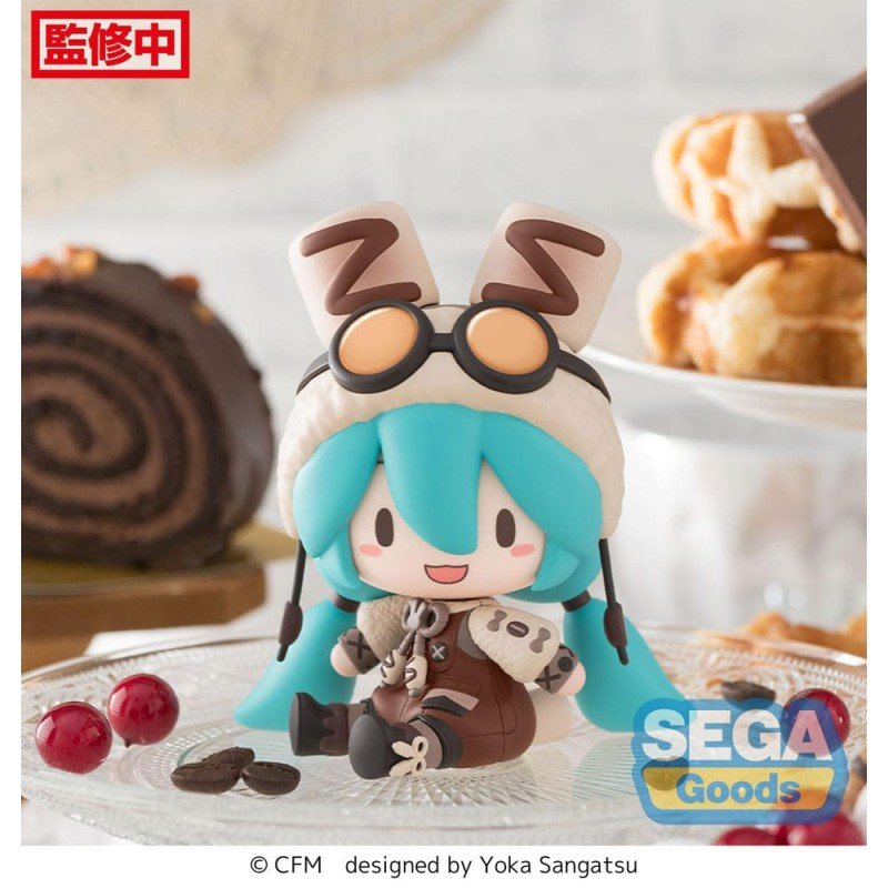 Character Vocal Series 01: Hatsune Miku figurine Fuwa Petit Chibi Hatsune Miku Marshmallow Hot Cocoa 10 cm | 4582733445755