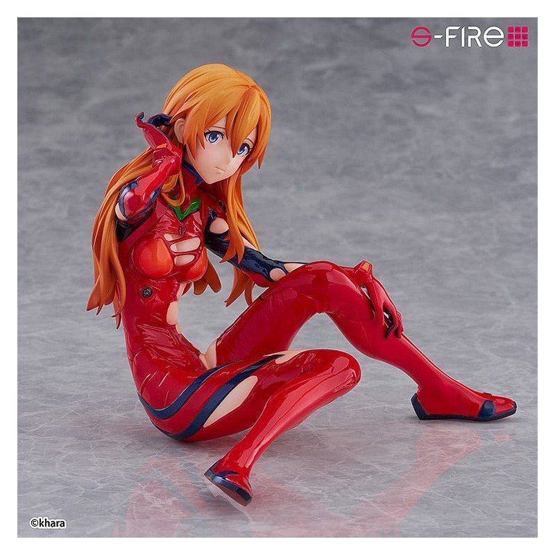 Rebuild of Evangelion statuette S-Fire PVC 1/7 Asuka Langley 12 cm