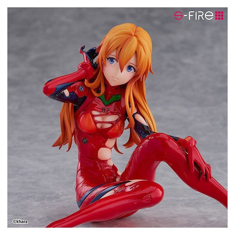 Rebuild of Evangelion statuette S-Fire PVC 1/7 Asuka Langley 12 cm