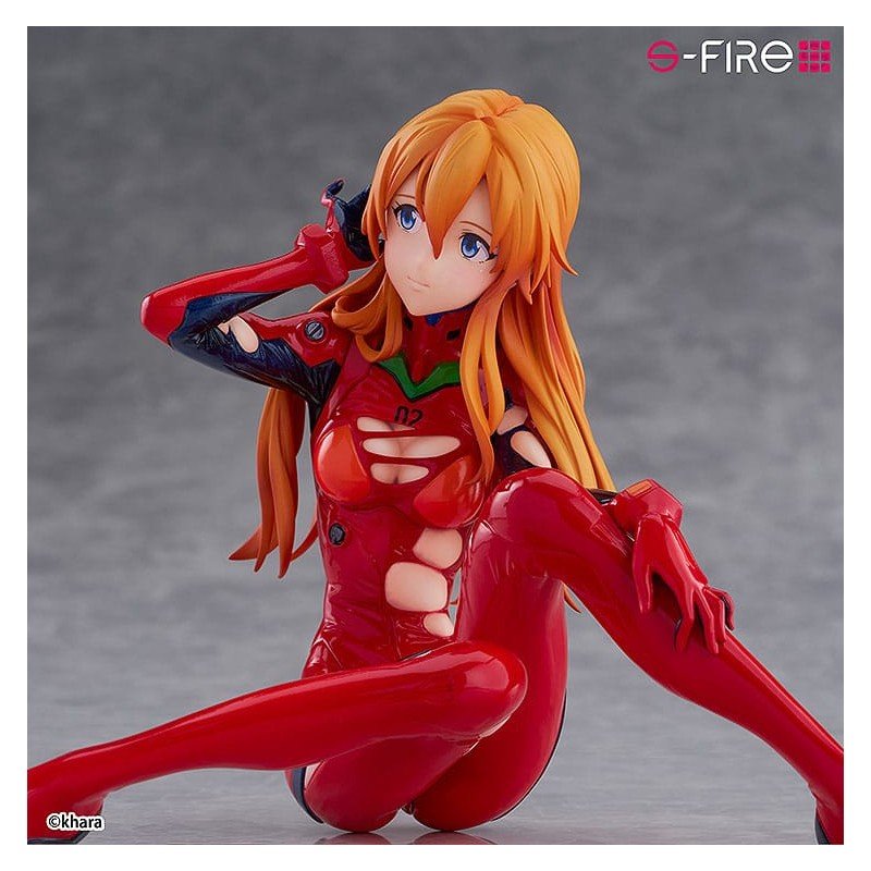 Rebuild of Evangelion statuette S-Fire PVC 1/7 Asuka Langley 12 cm