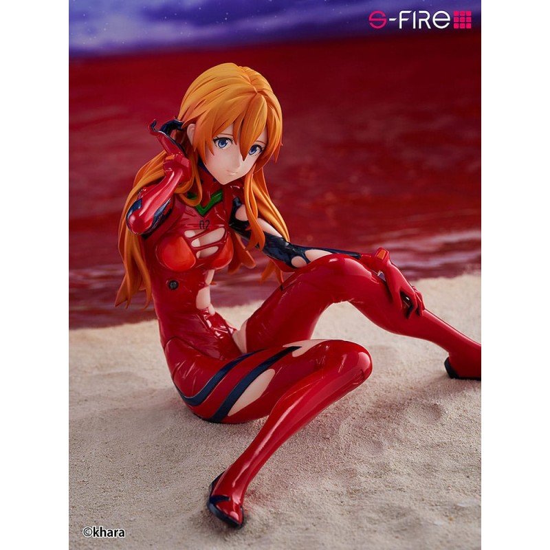 Rebuild of Evangelion statuette S-Fire PVC 1/7 Asuka Langley 12 cm