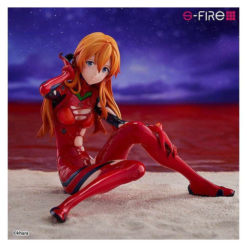 Rebuild of Evangelion statuette S-Fire PVC 1/7 Asuka Langley 12 cm
