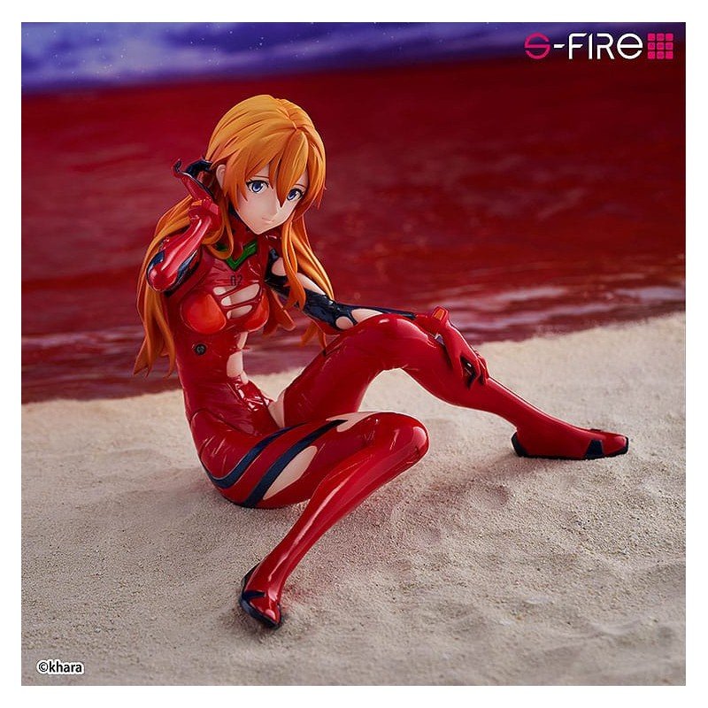 Rebuild of Evangelion statuette S-Fire PVC 1/7 Asuka Langley 12 cm