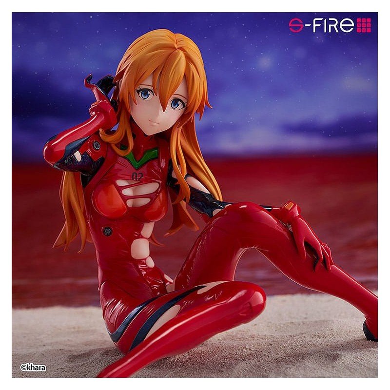 Rebuild of Evangelion statuette S-Fire PVC 1/7 Asuka Langley 12 cm